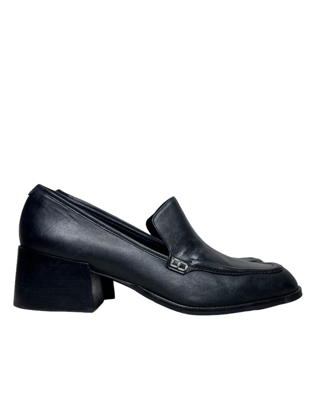 Bernardo Eryn Sz 11M Heeled Leather Loafers